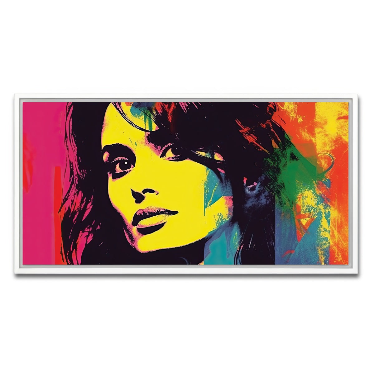 AUTO-MOCKUP WHITE | Penelope Cruz | 1 Piece | White Framed Canvas | group=2x1