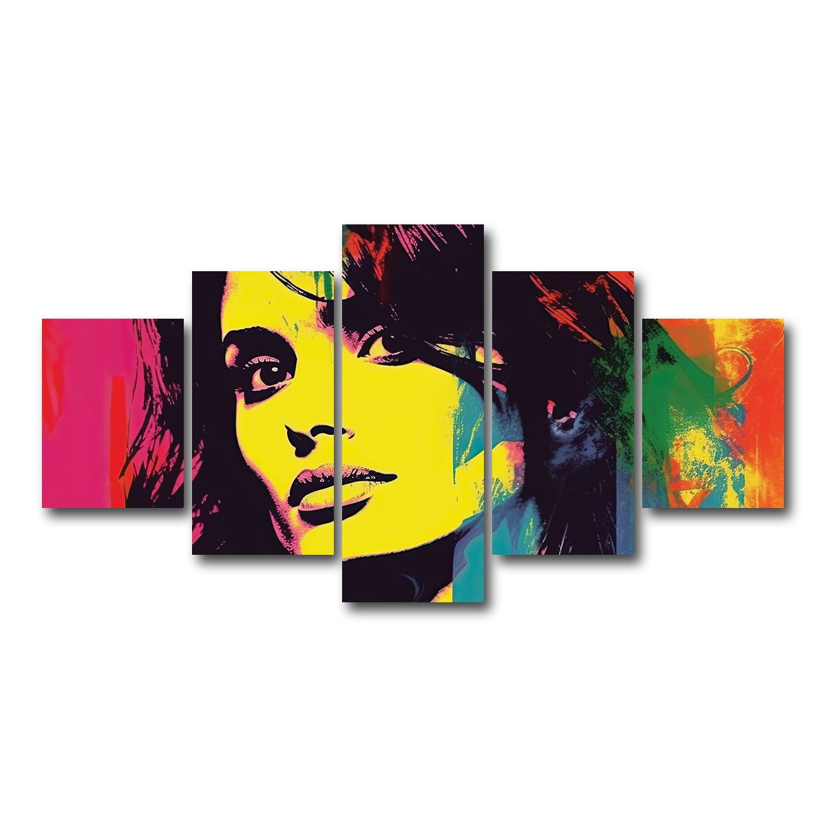 AUTO-MOCKUP WHITE | Penelope Cruz | 5 Piece | Gallery Wrap Canvas | group=5_short