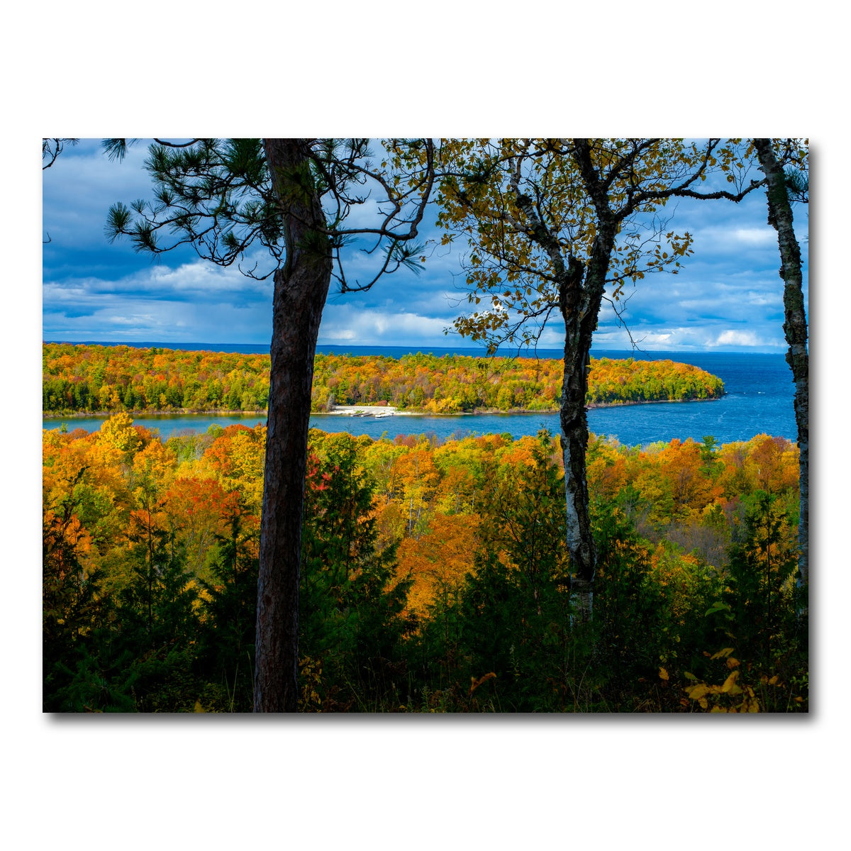 AUTO-MOCKUP WHITE | Peninsula State Park Lake Michigan | 1 Piece | Gallery Wrap Canvas | group=4x3