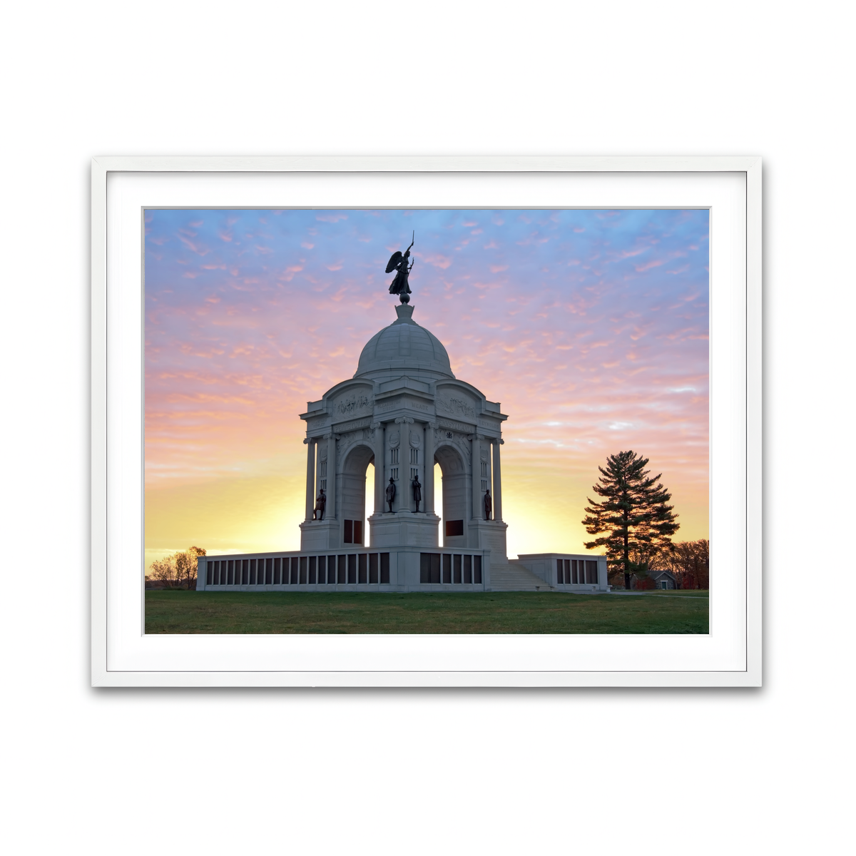 Framed Print 4x3 White