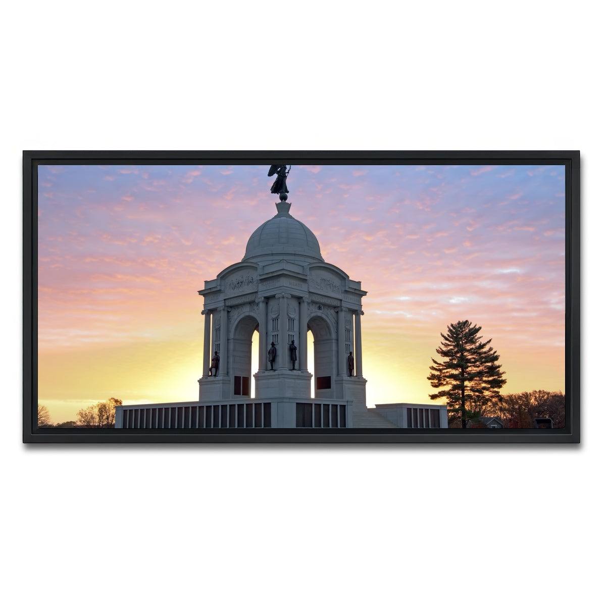 AUTO-MOCKUP WHITE | Pennsylvania Monument | 1 Piece | Black Framed Canvas | group=2x1