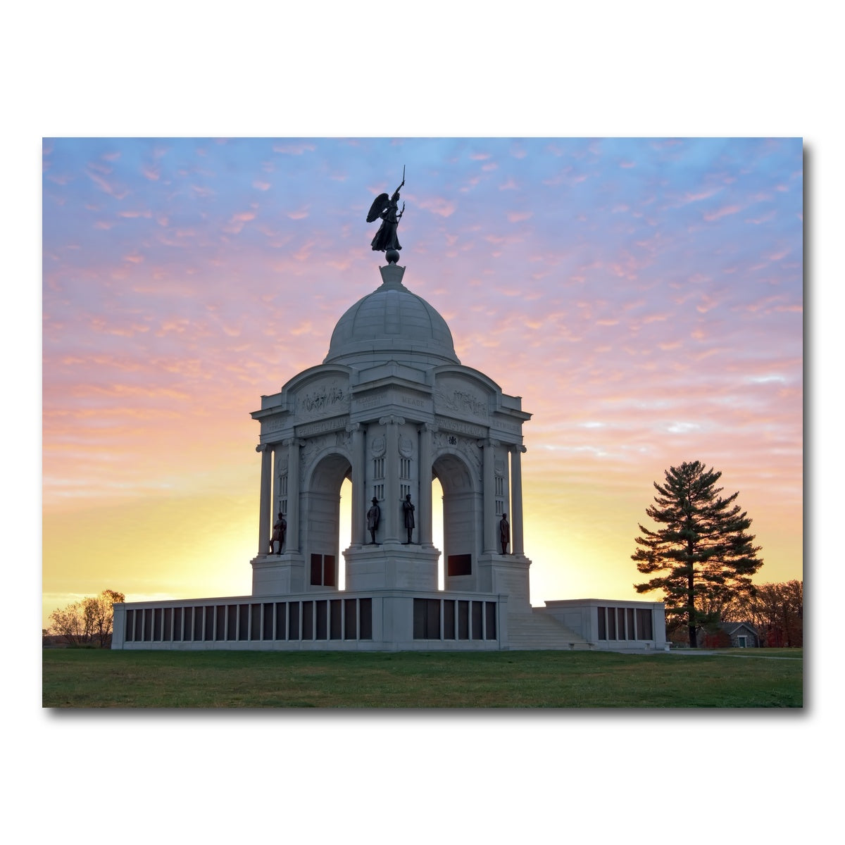 AUTO-MOCKUP WHITE | Pennsylvania Monument | 1 Piece | Gallery Wrap Canvas | group=4x3
