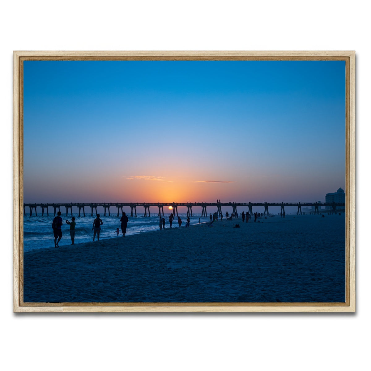 AUTO-MOCKUP WHITE | Pensacola Florida | 1 Piece | Natural Framed Canvas | group=4x3