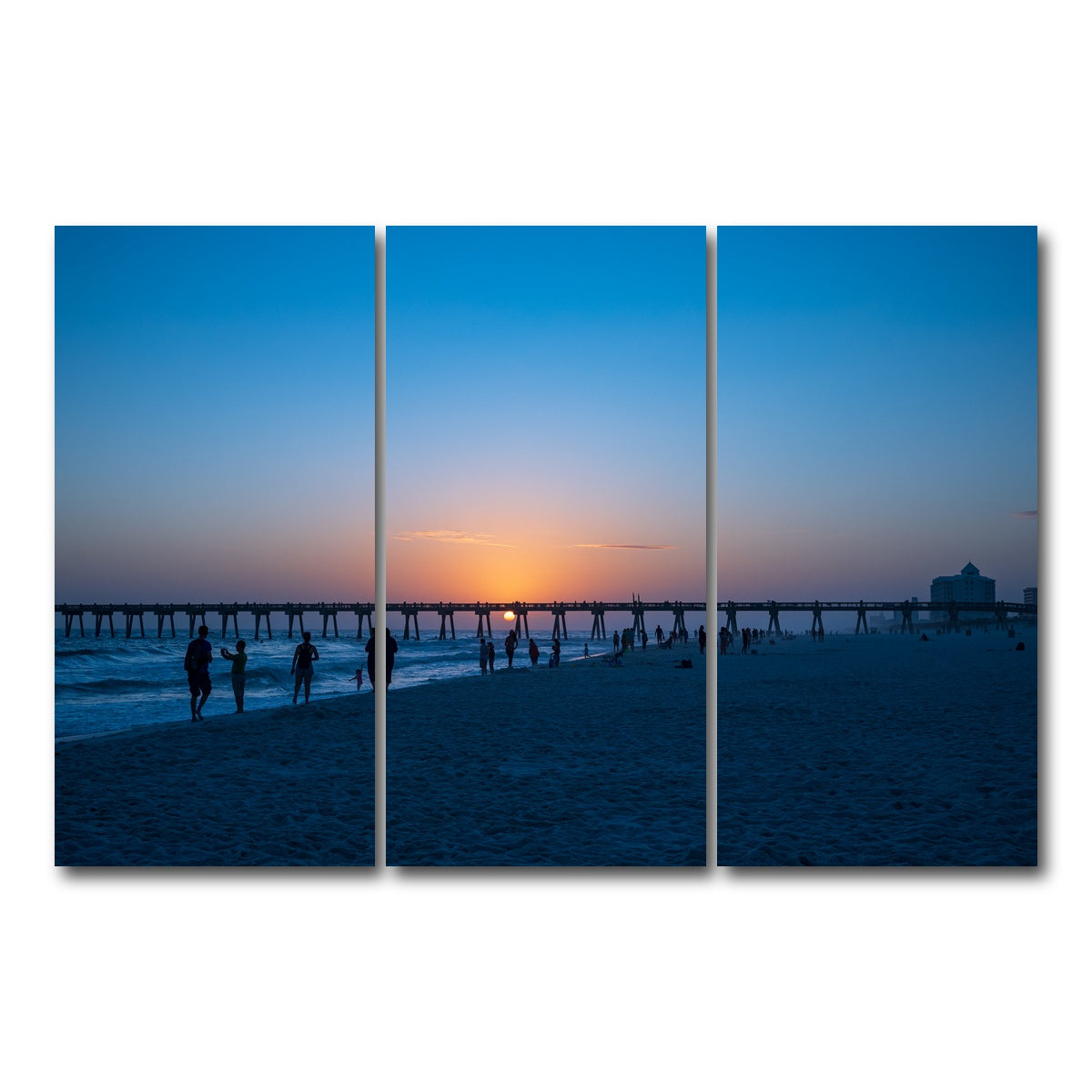 AUTO-MOCKUP WHITE | Pensacola Florida | 3 Piece | Gallery Wrap Canvas | group=12x24