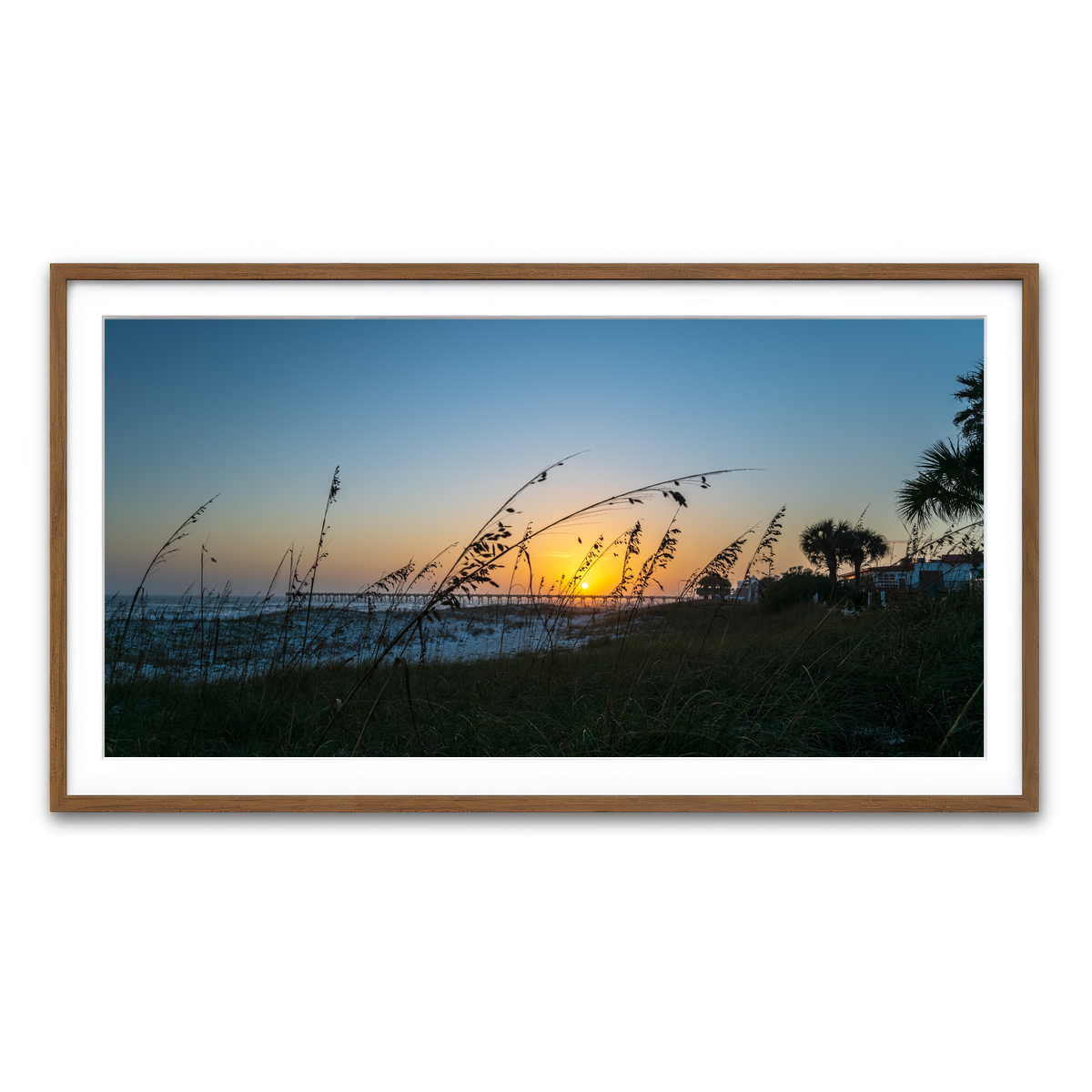 Framed Print 2x1 Walnut
