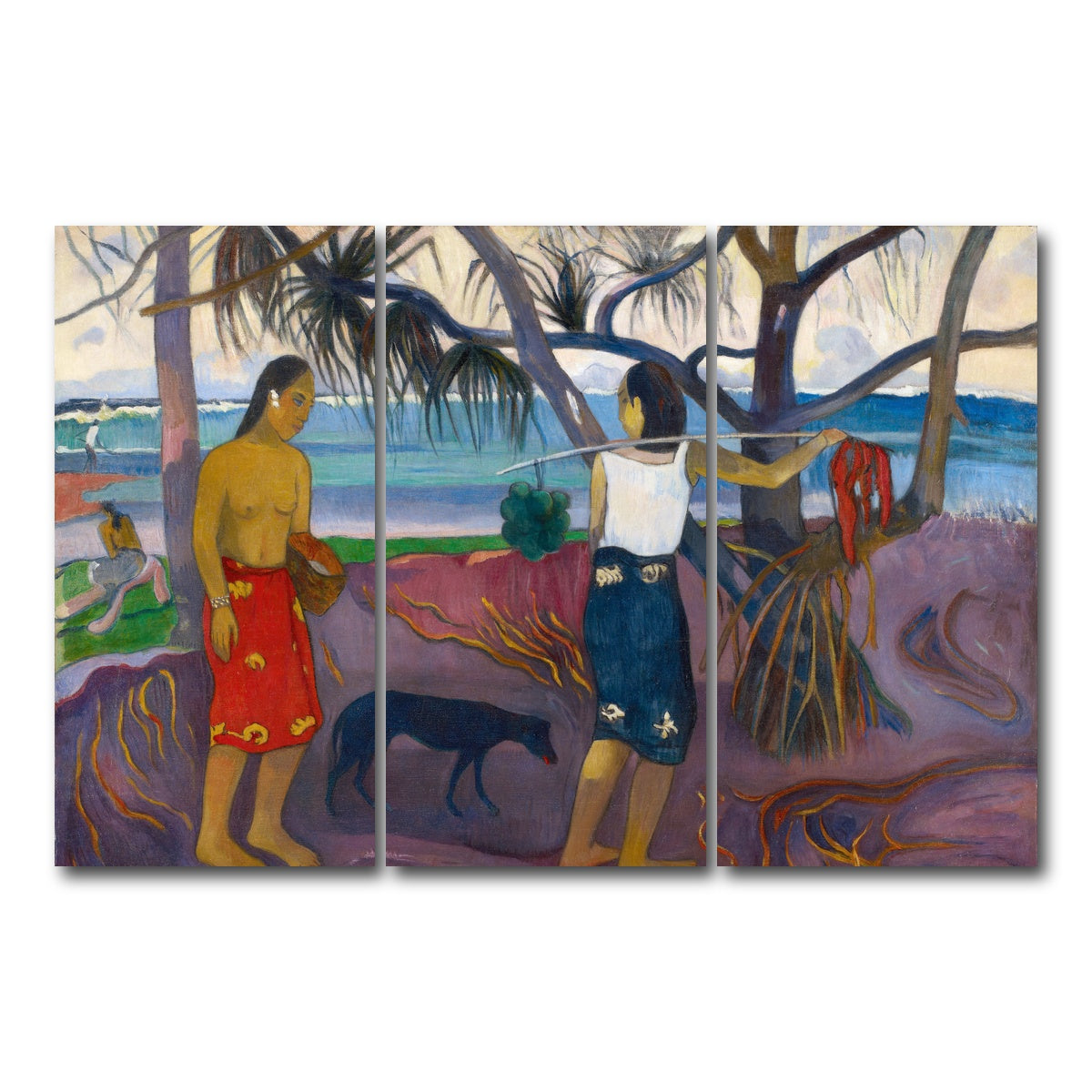 AUTO-MOCKUP WHITE | People in Landscape | 3 Piece | Gallery Wrap Canvas | group=12x24