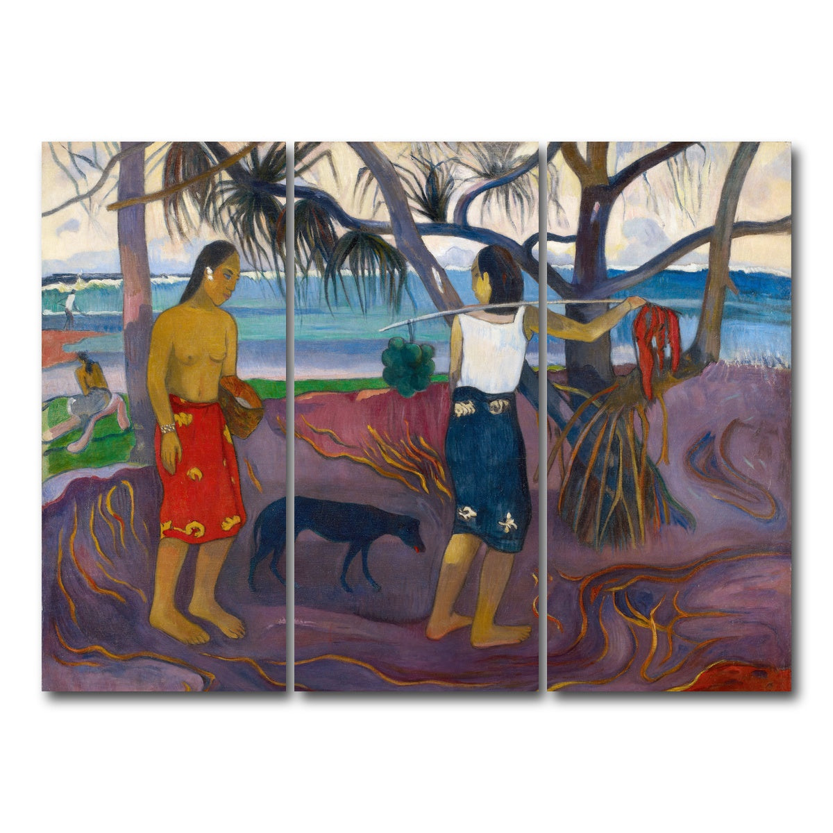 AUTO-MOCKUP WHITE | People in Landscape | 3 Piece | Gallery Wrap Canvas | group=8x18