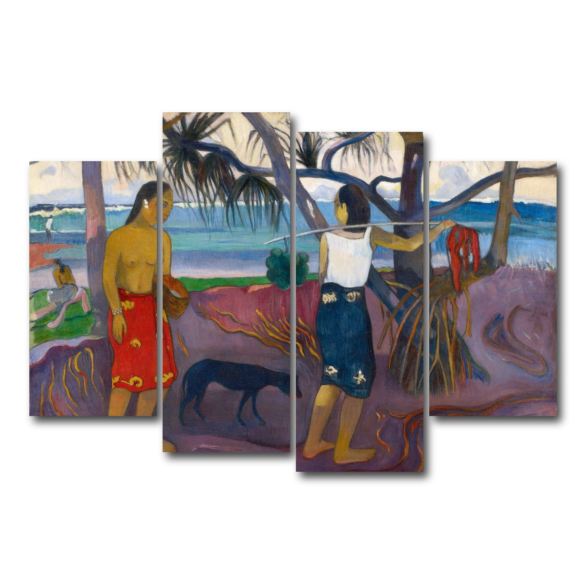 AUTO-MOCKUP WHITE | People in Landscape | 4 Piece | Gallery Wrap Canvas | group=4_short