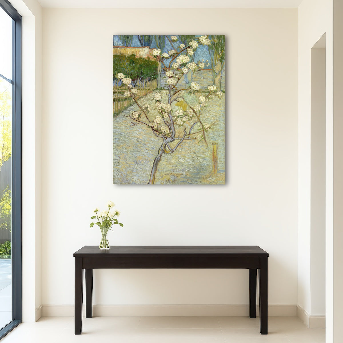 AUTO-MOCKUP ROOM | Perenboompje in bloei