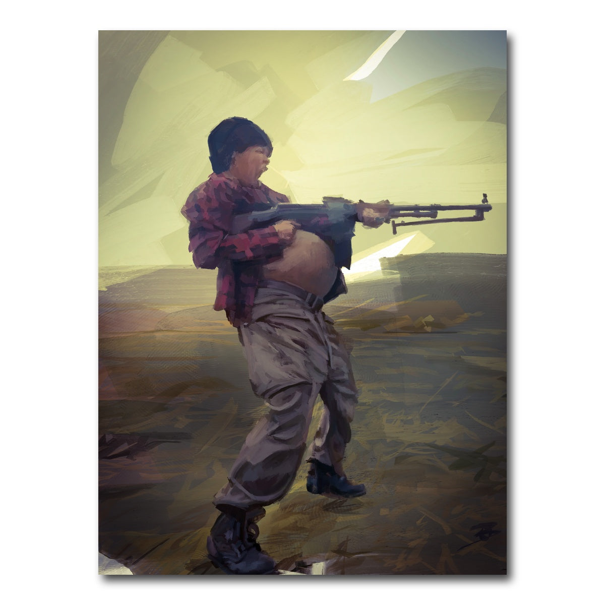 AUTO-MOCKUP WHITE | Perfidia - One Battle After Another | 1 Piece | Gallery Wrap Canvas | group=3x4