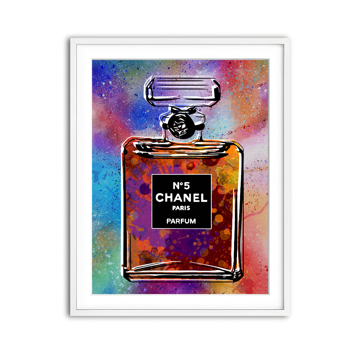 Framed Print 3x4 White