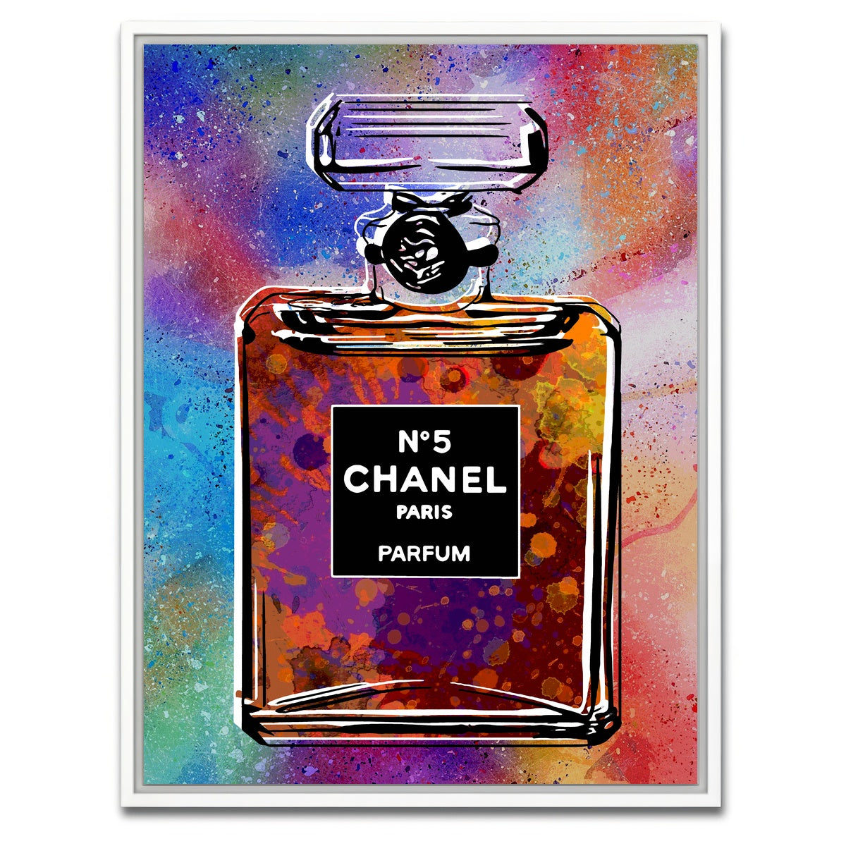 AUTO-MOCKUP WHITE | Perfume | 1 Piece | White Framed Canvas | group=3x4