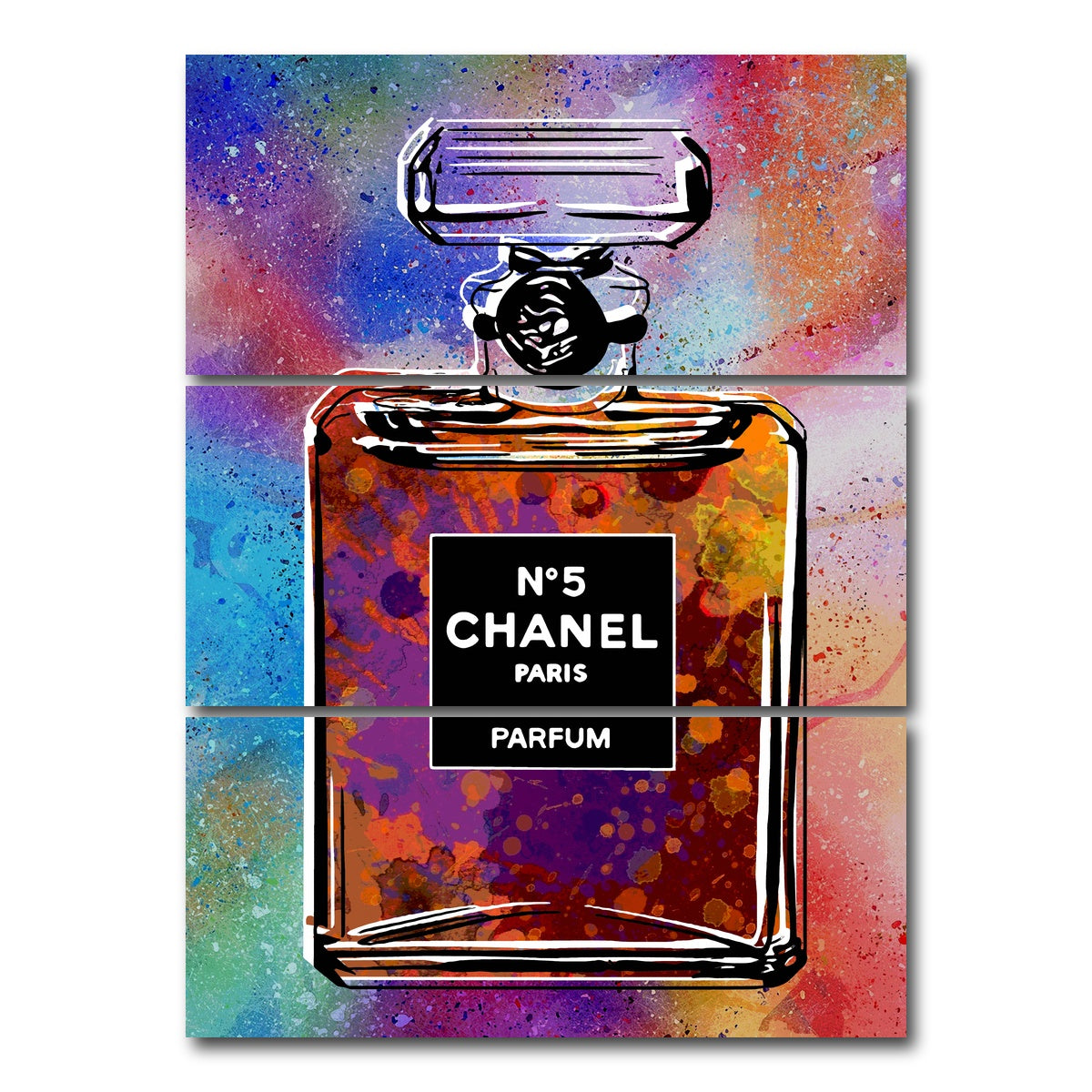 AUTO-MOCKUP WHITE | Perfume | 3 Piece | Gallery Wrap Canvas | group=8x18_stacked