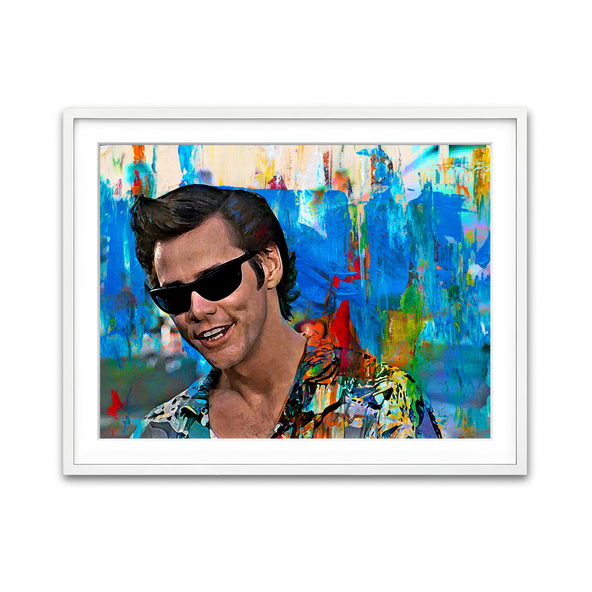 Framed Print 4x3 White