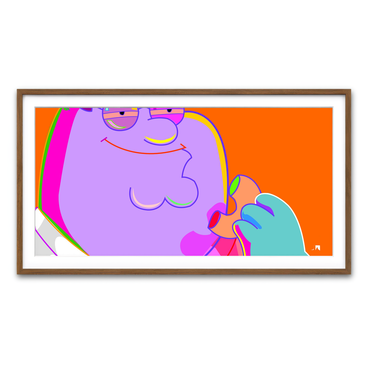 Framed Print 2x1 Walnut