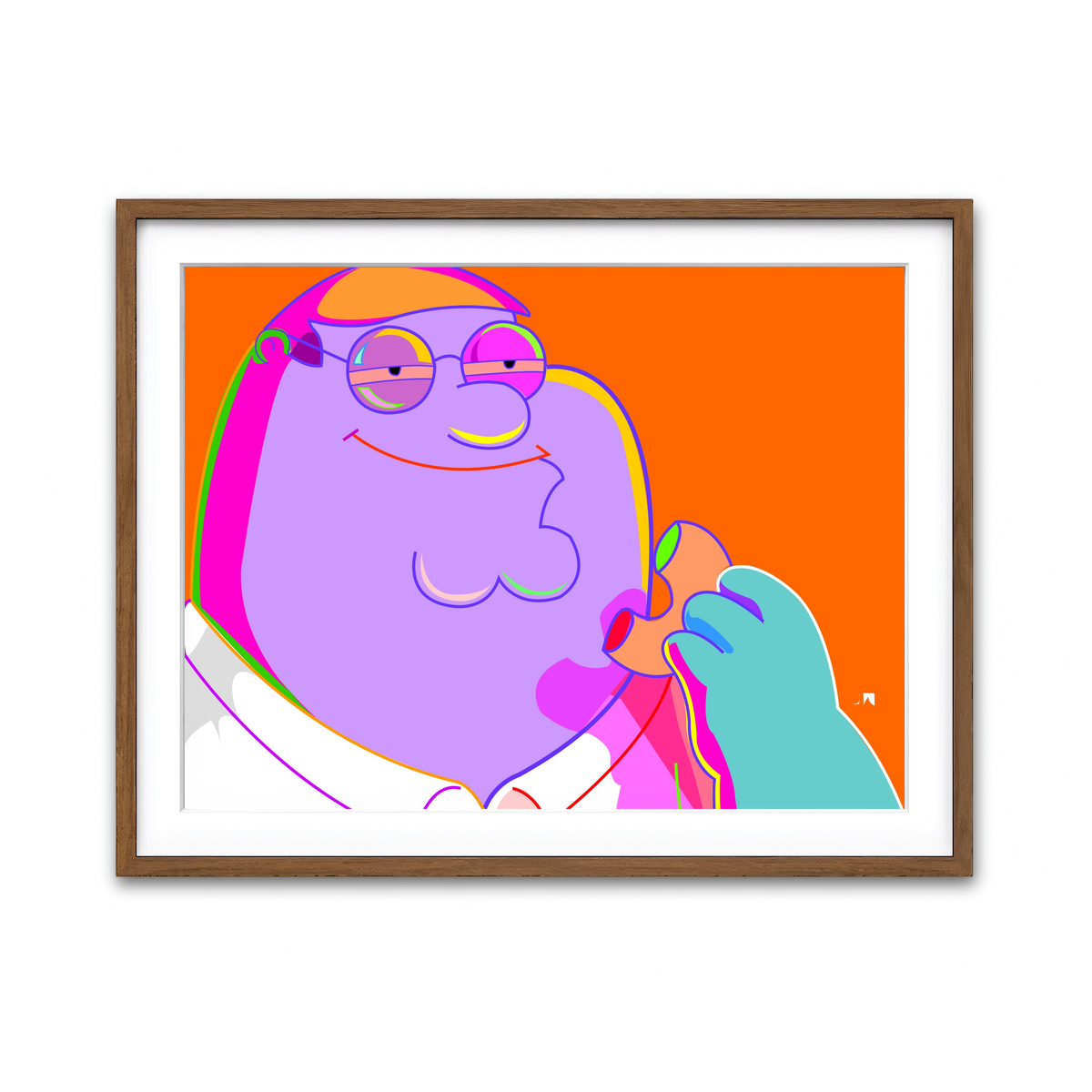 Framed Print 4x3 Walnut