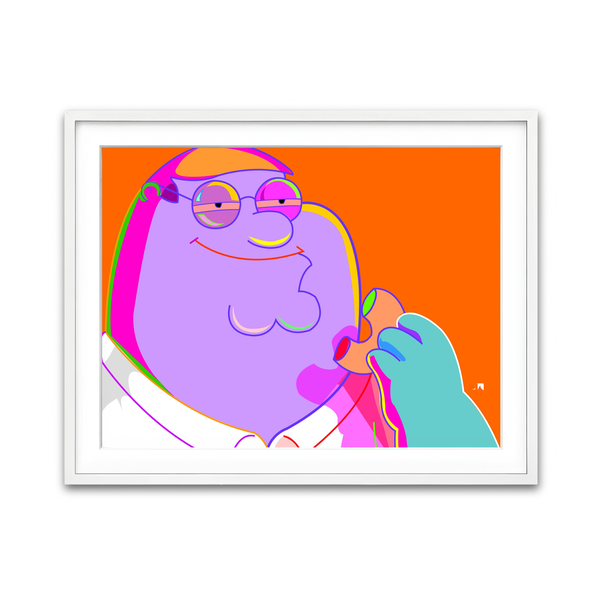 Framed Print 4x3 White