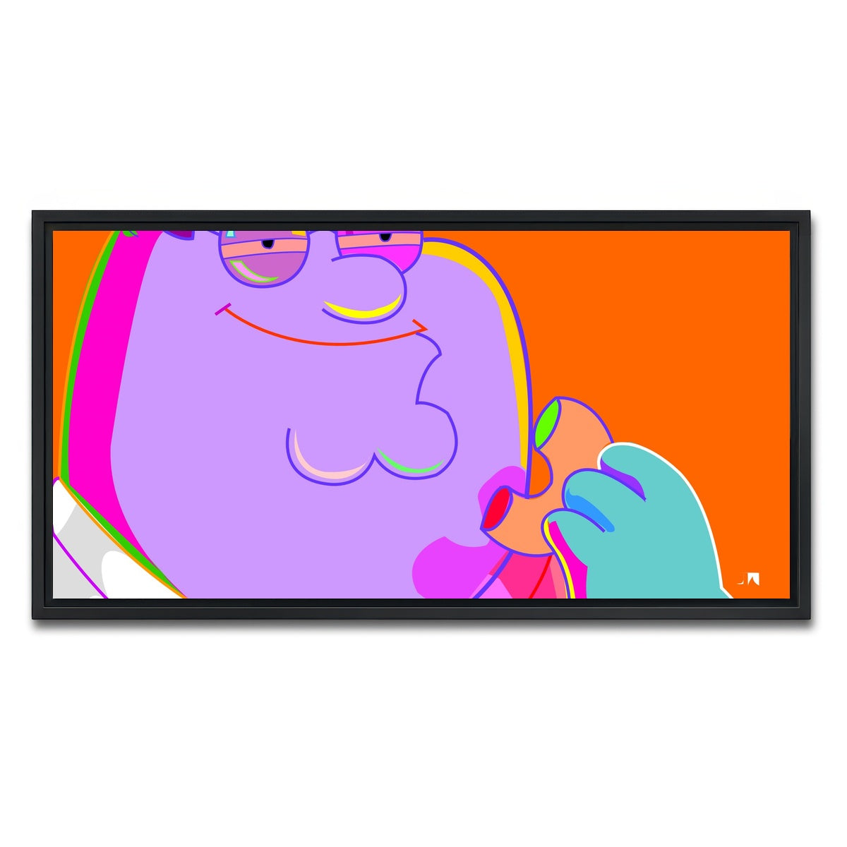 AUTO-MOCKUP WHITE | Peter High | 1 Piece | Black Framed Canvas | group=2x1