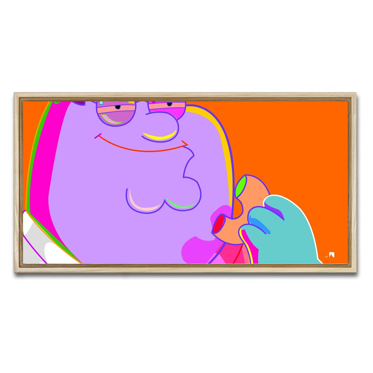 AUTO-MOCKUP WHITE | Peter High | 1 Piece | Natural Framed Canvas | group=2x1