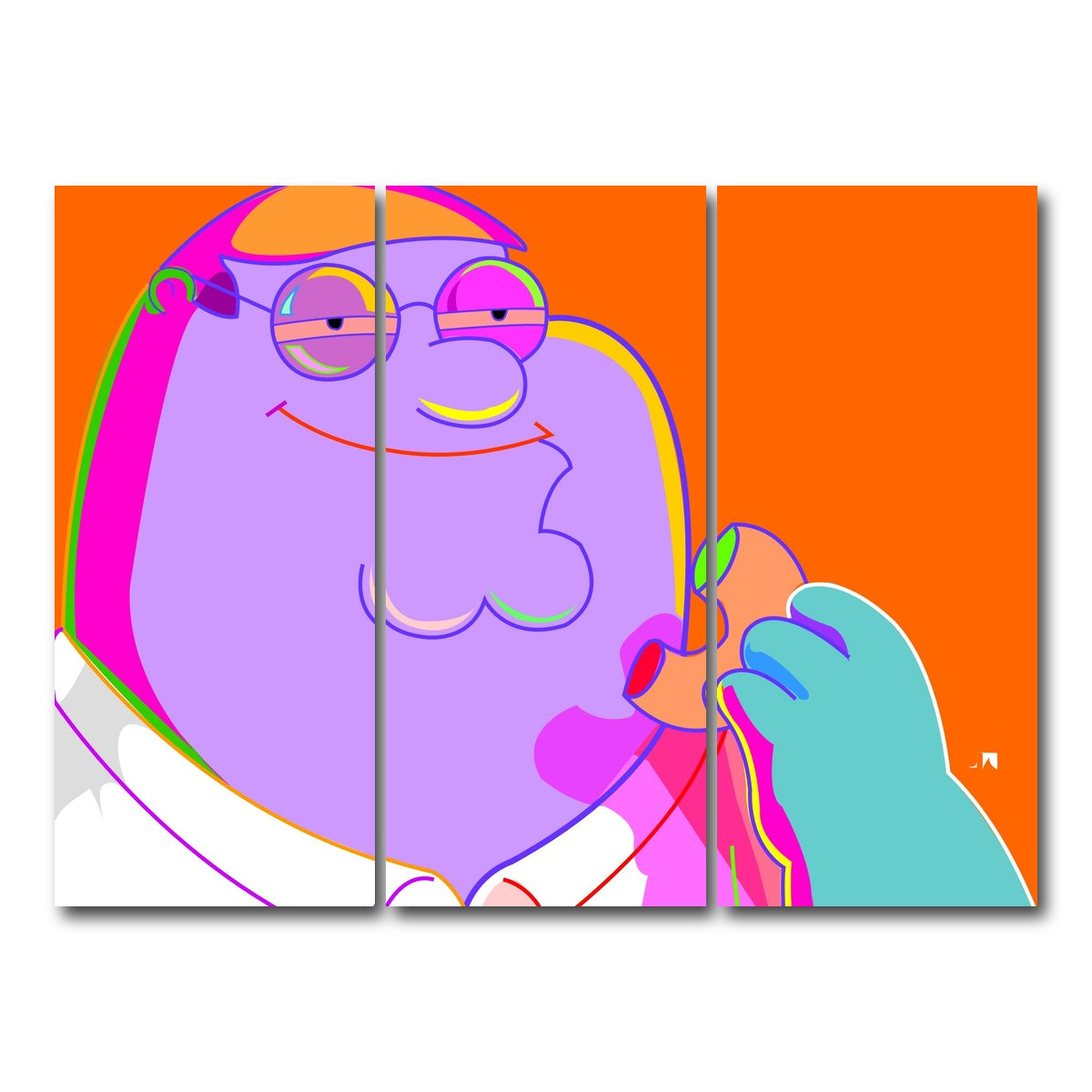 AUTO-MOCKUP WHITE | Peter High | 3 Piece | Gallery Wrap Canvas | group=8x18