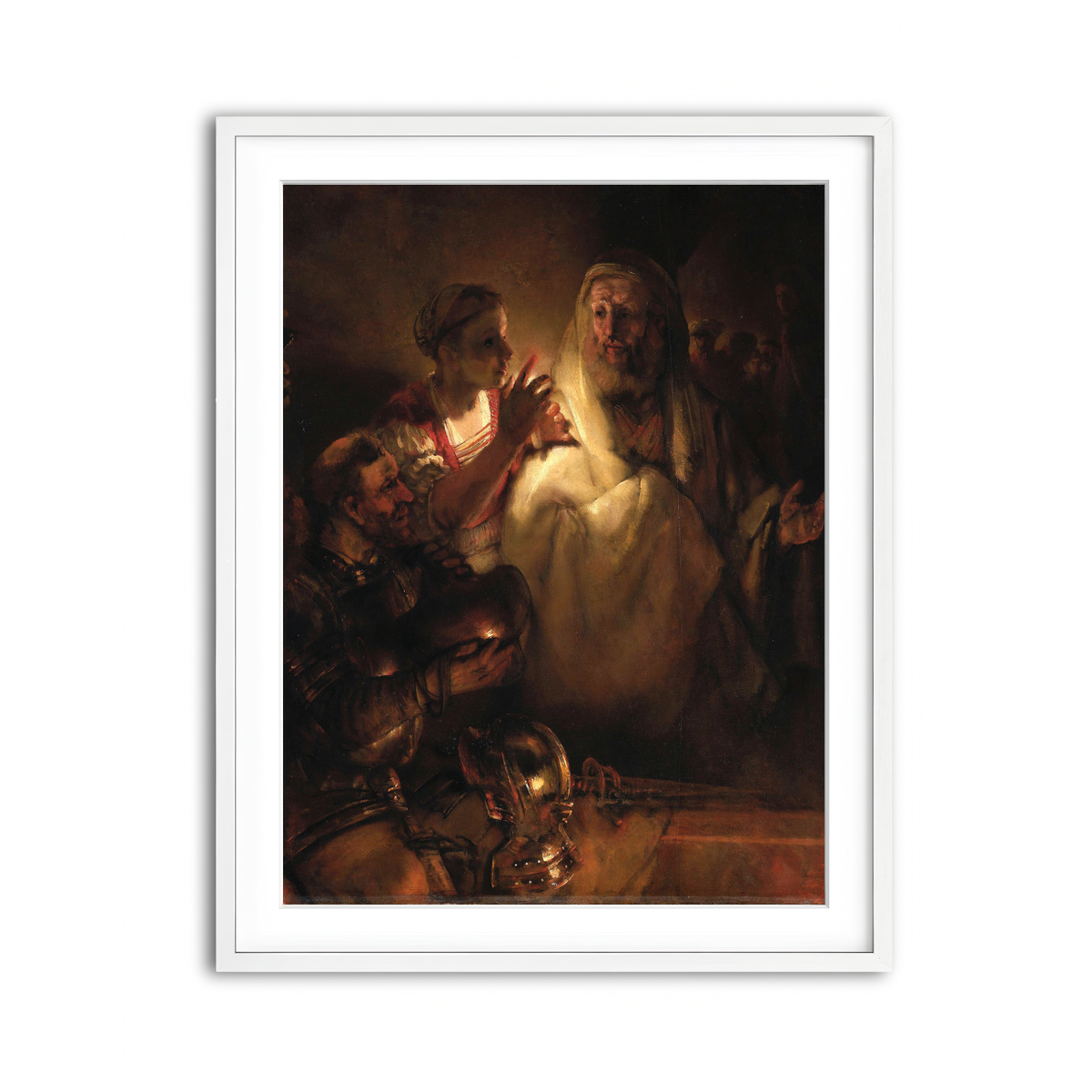 Framed Print 3x4 White