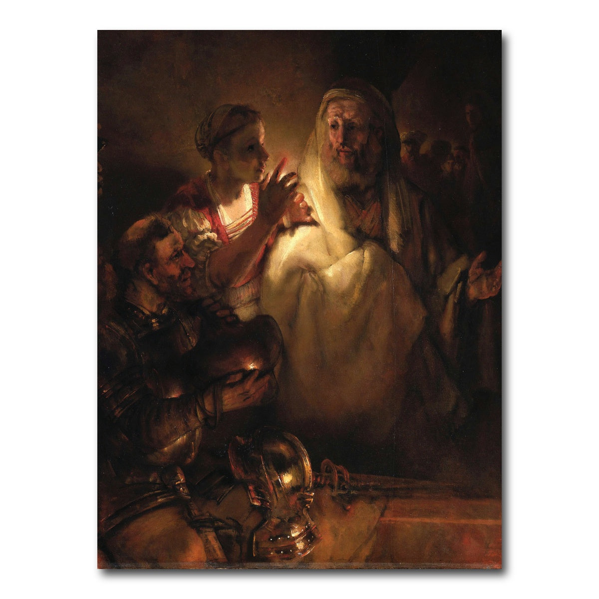 AUTO-MOCKUP WHITE | Peter's Denial | 1 Piece | Gallery Wrap Canvas | group=3x4