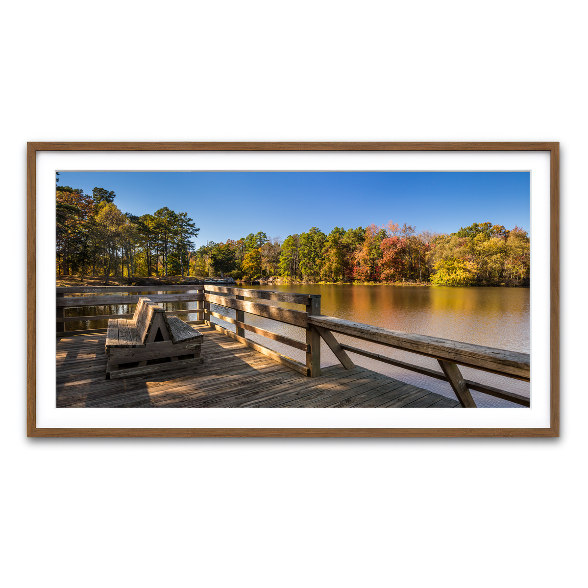 Framed Print 2x1 Walnut