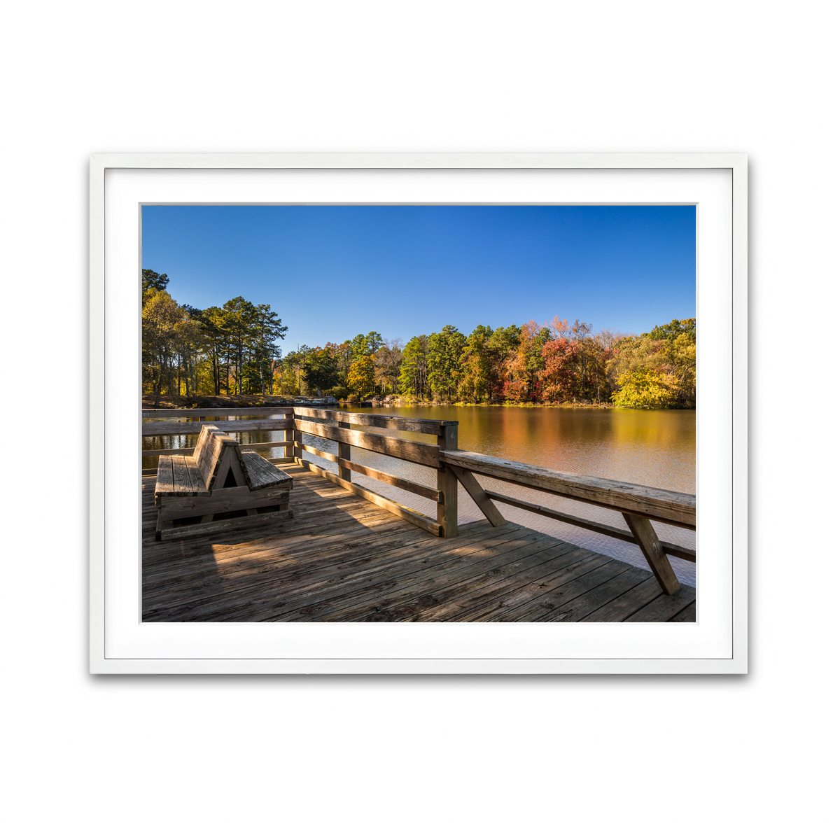 Framed Print 4x3 White