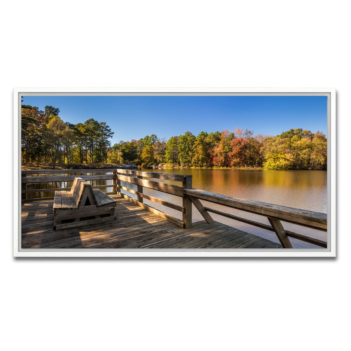 AUTO-MOCKUP WHITE | Petit Jean State Park | 1 Piece | White Framed Canvas | group=2x1