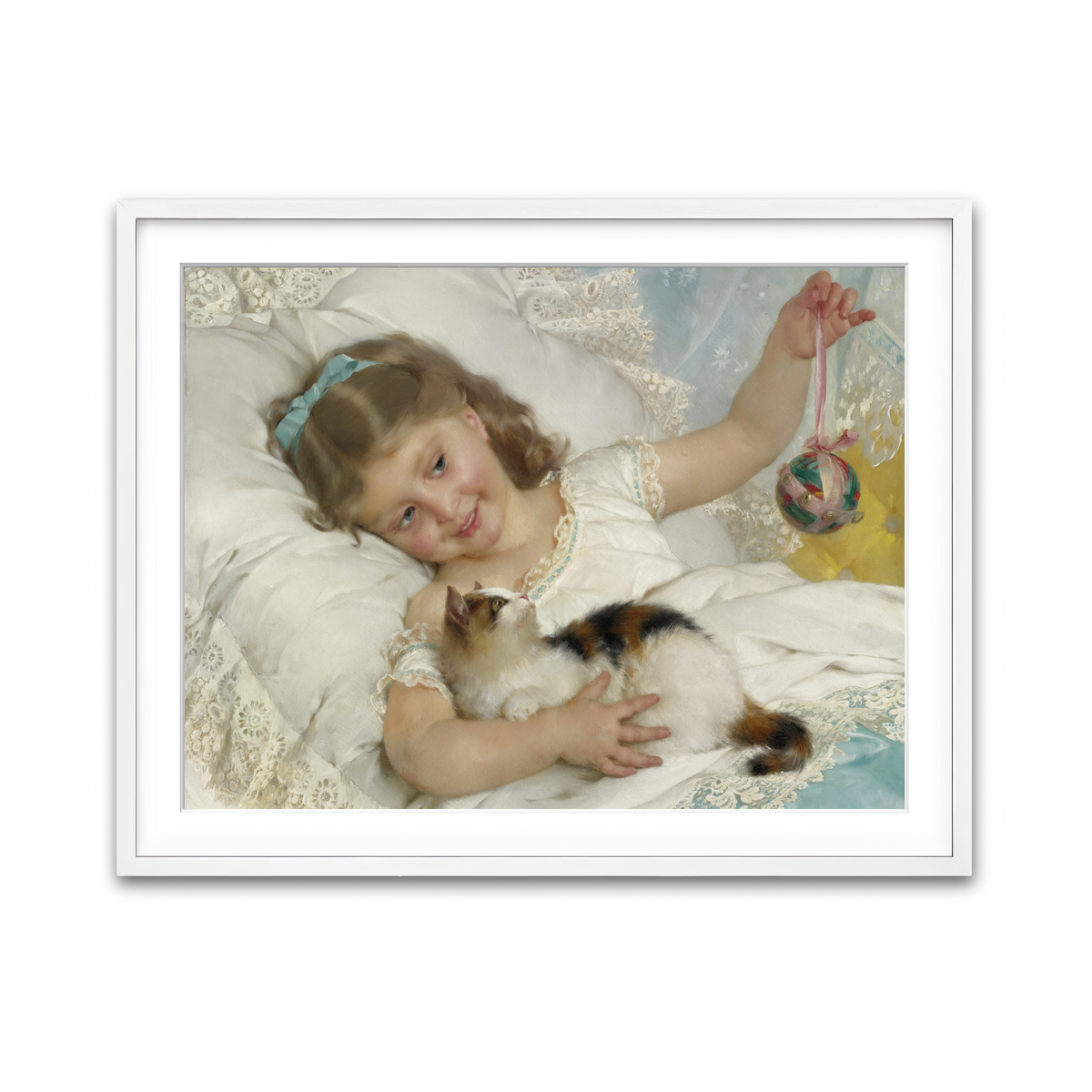 Framed Print 4x3 White