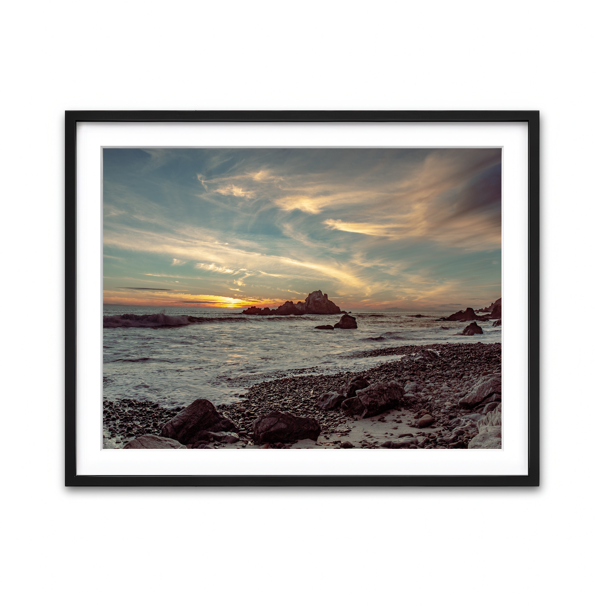 Framed Print 4x3 Black