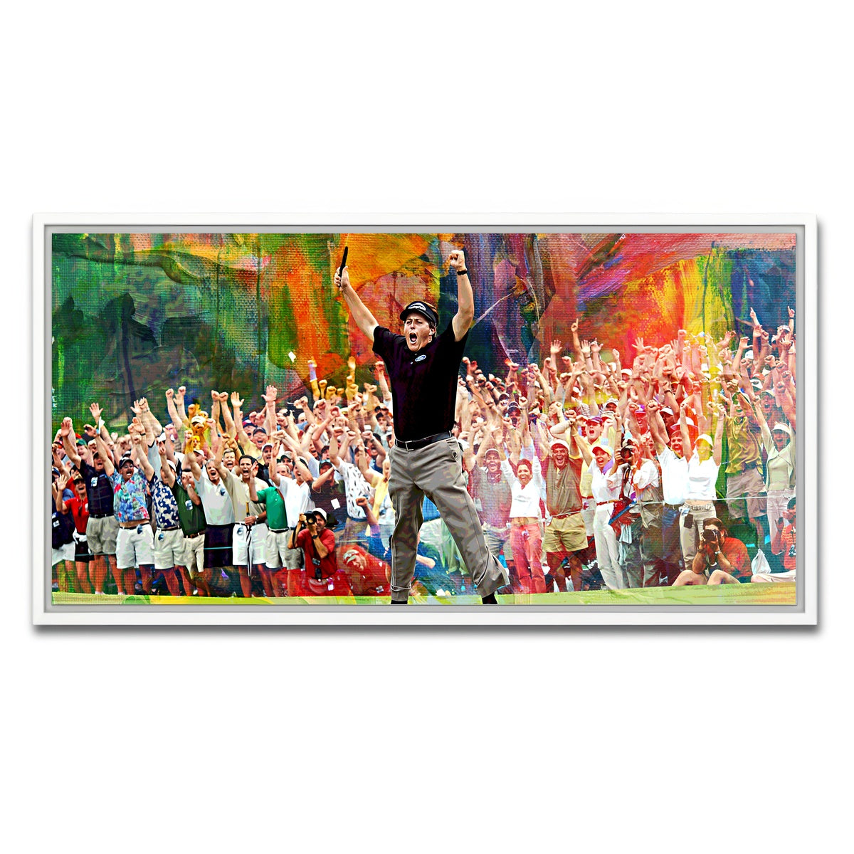 AUTO-MOCKUP WHITE | Phil Mickelson | 1 Piece | White Framed Canvas | group=2x1