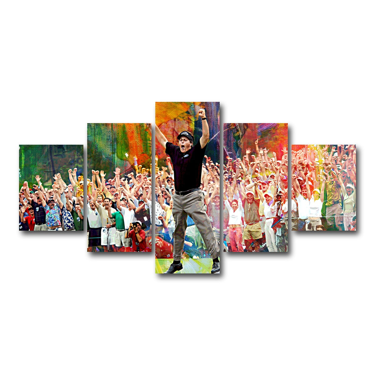 AUTO-MOCKUP WHITE | Phil Mickelson | 5 Piece | Gallery Wrap Canvas | group=5_short