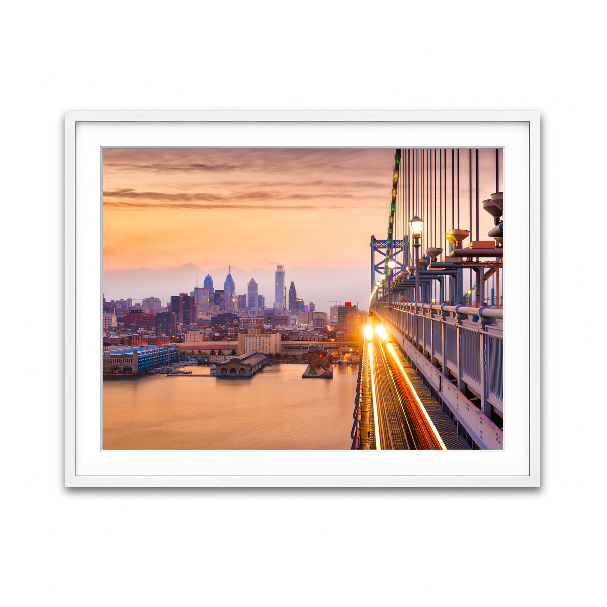 Framed Print 4x3 White
