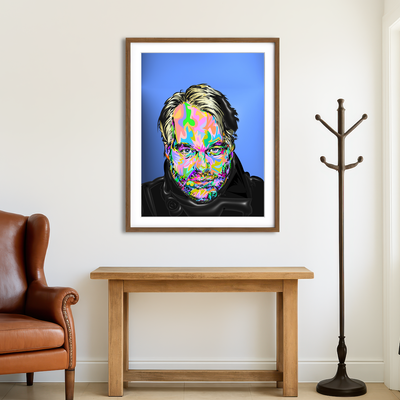 AUTO-MOCKUP ROOM | Philip Seymour Hoffman Wall Art