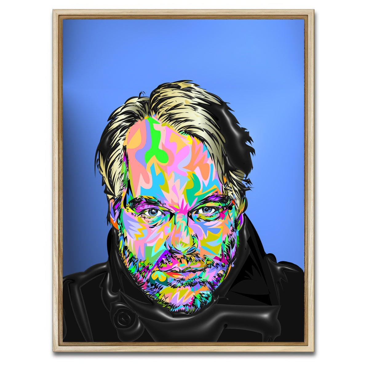 AUTO-MOCKUP WHITE | Philip Seymour Hoffman | 1 Piece | Natural Framed Canvas | group=3x4