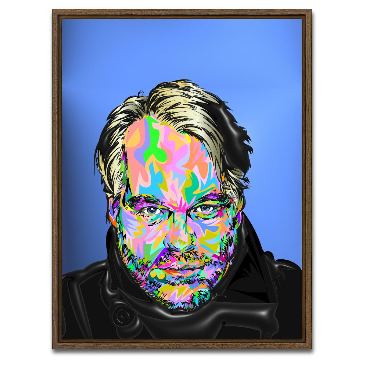 AUTO-MOCKUP WHITE | Philip Seymour Hoffman | 1 Piece | Walnut Framed Canvas | group=3x4