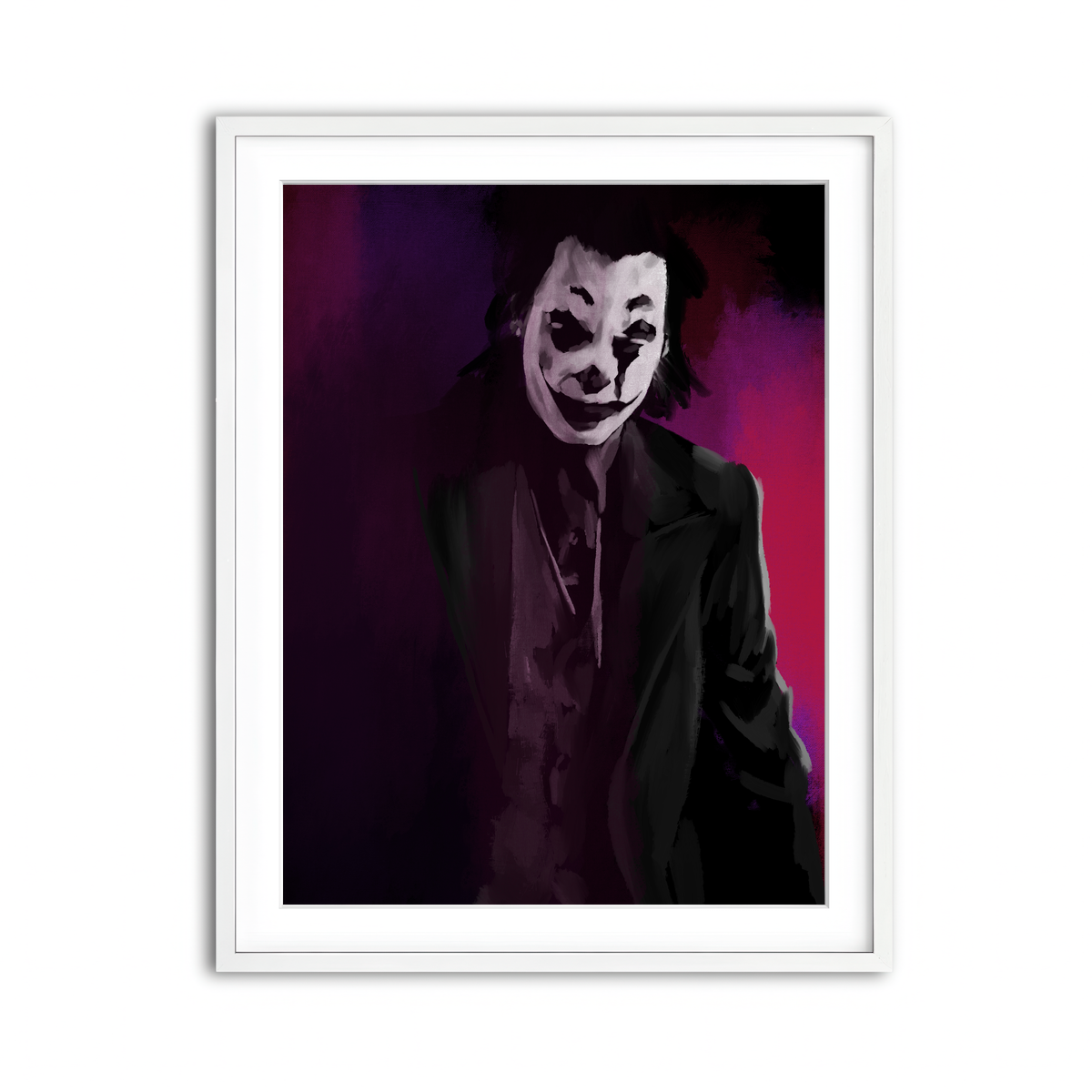 Framed Print 3x4 White