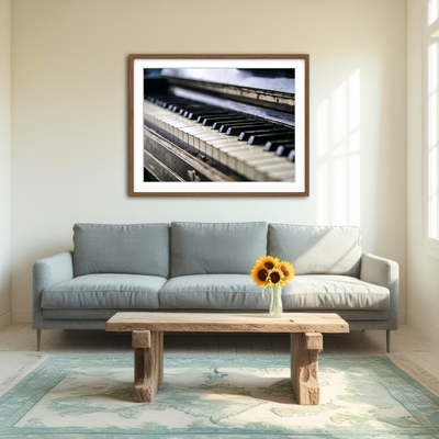 AUTO-MOCKUP ROOM | Piano Keys Wall Art