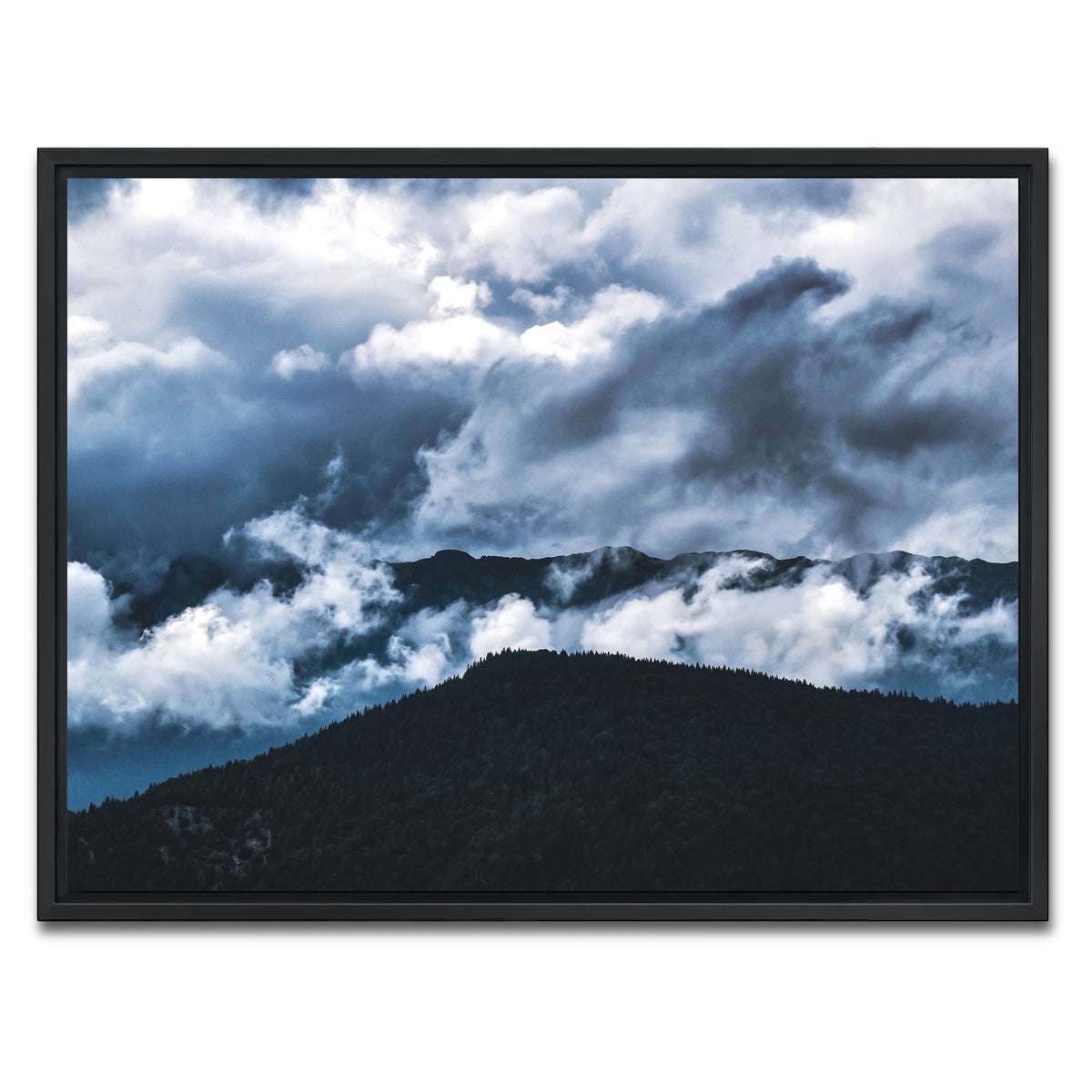 AUTO-MOCKUP WHITE | Piatra Craiului Romania 5 | 1 Piece | Black Framed Canvas | group=4x3