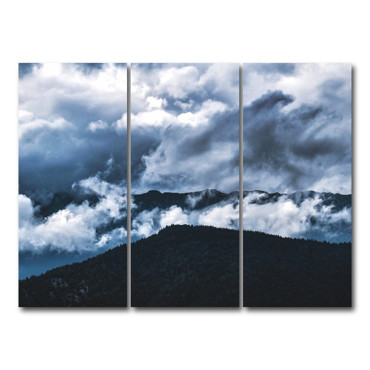 AUTO-MOCKUP WHITE | Piatra Craiului Romania 5 | 3 Piece | Gallery Wrap Canvas | group=8x18