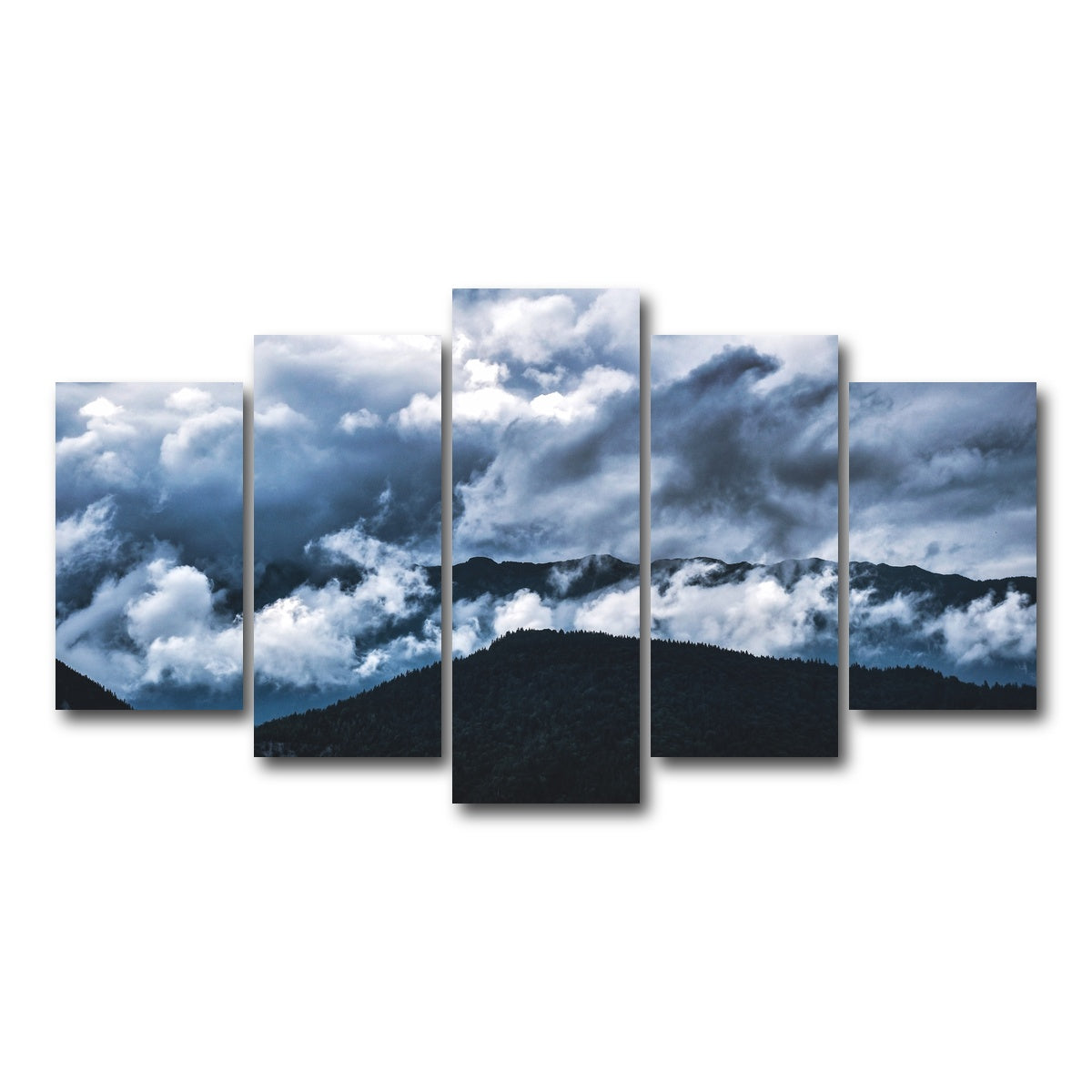 AUTO-MOCKUP WHITE | Piatra Craiului Romania 5 | 5 Piece | Gallery Wrap Canvas | group=5_normal