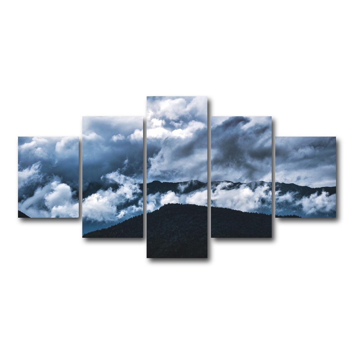 AUTO-MOCKUP WHITE | Piatra Craiului Romania 5 | 5 Piece | Gallery Wrap Canvas | group=5_short