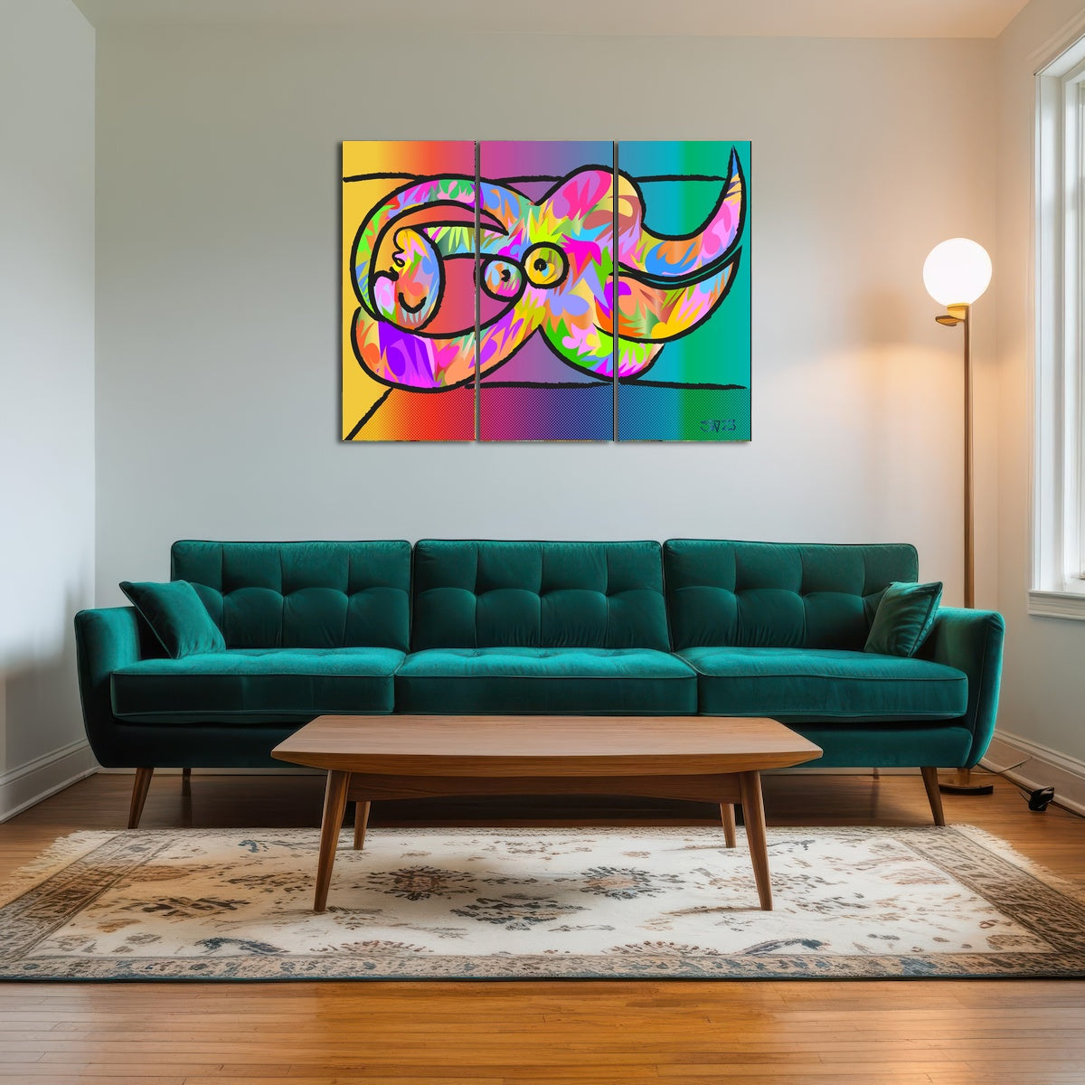 AUTO-MOCKUP ROOM | Picasso Femme nue