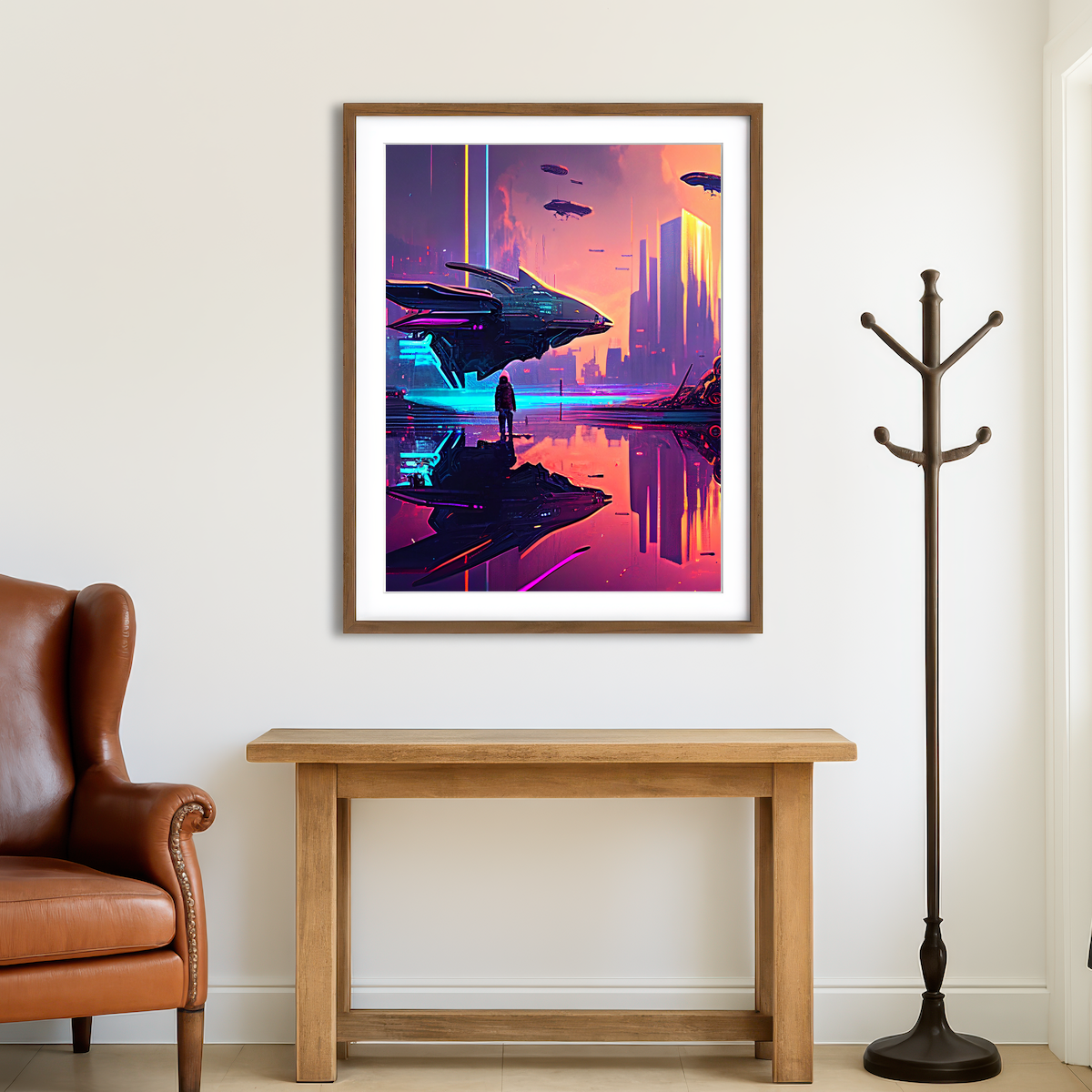 AUTO-MOCKUP ROOM | Pick Up at Dawn Wall Art