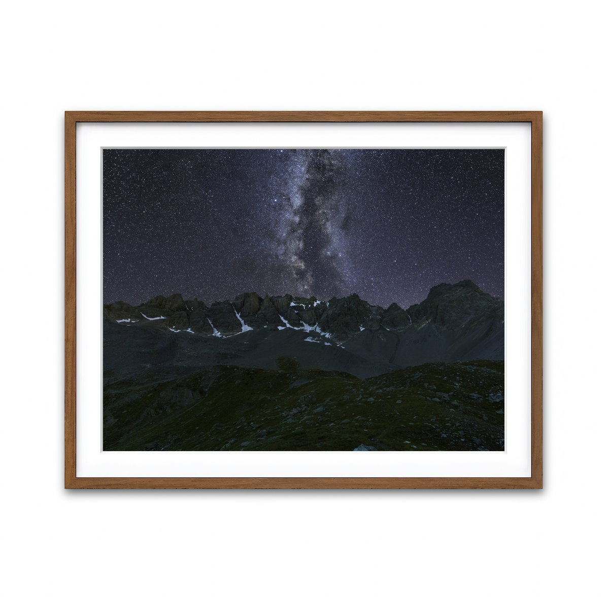Framed Print 4x3 Walnut