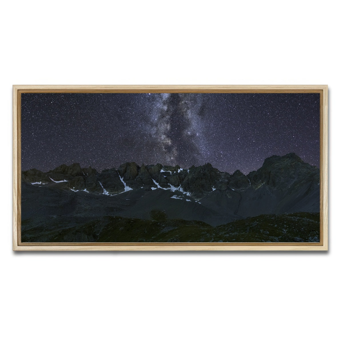 AUTO-MOCKUP WHITE | Pics de la Font Sancte | 1 Piece | Natural Framed Canvas | group=2x1