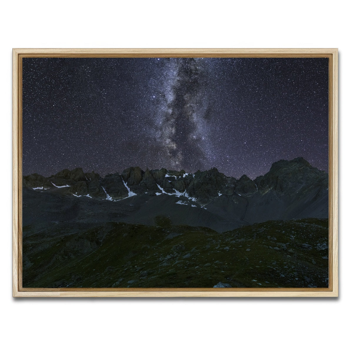 AUTO-MOCKUP WHITE | Pics de la Font Sancte | 1 Piece | Natural Framed Canvas | group=4x3