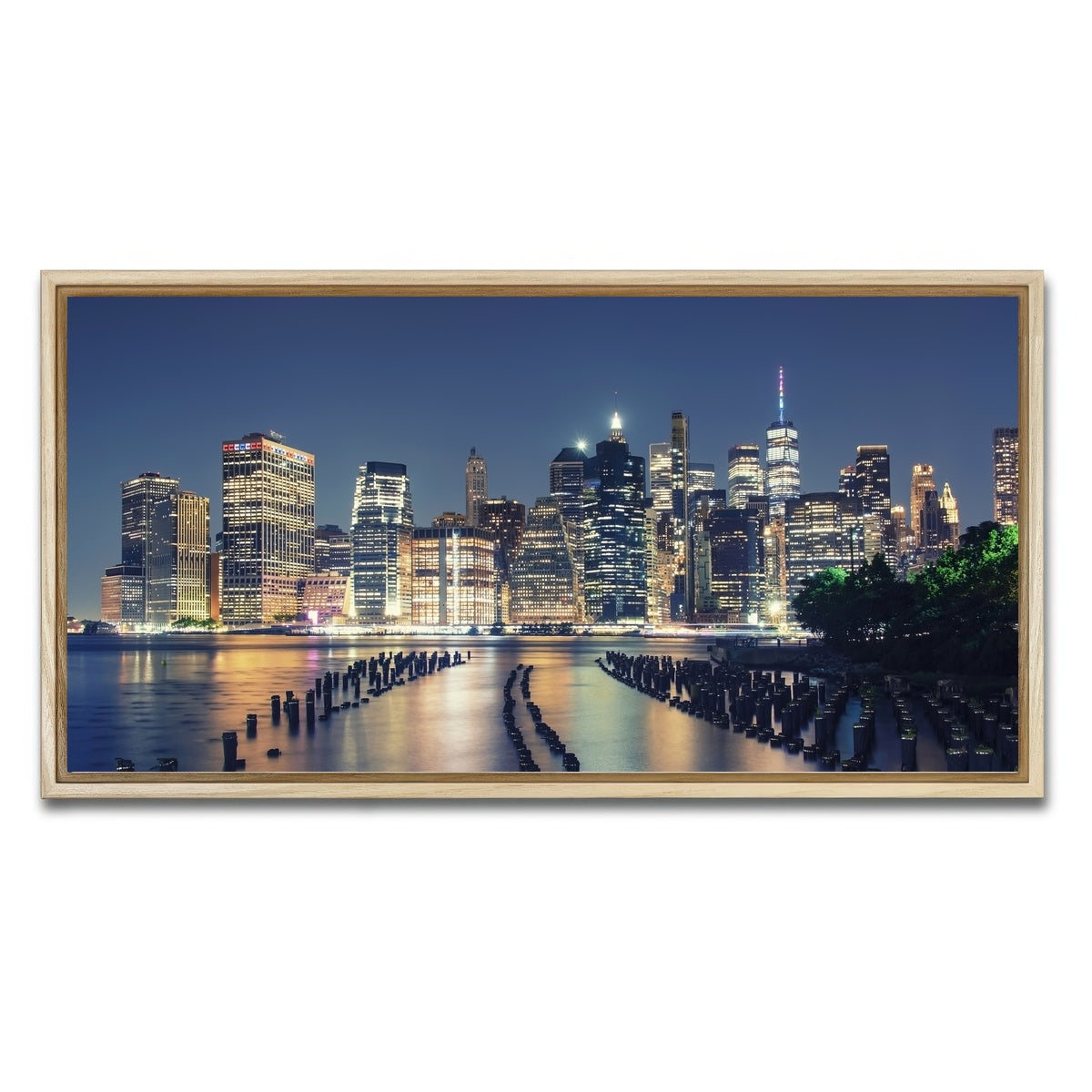 AUTO-MOCKUP WHITE | Pier One | 1 Piece | Natural Framed Canvas | group=2x1