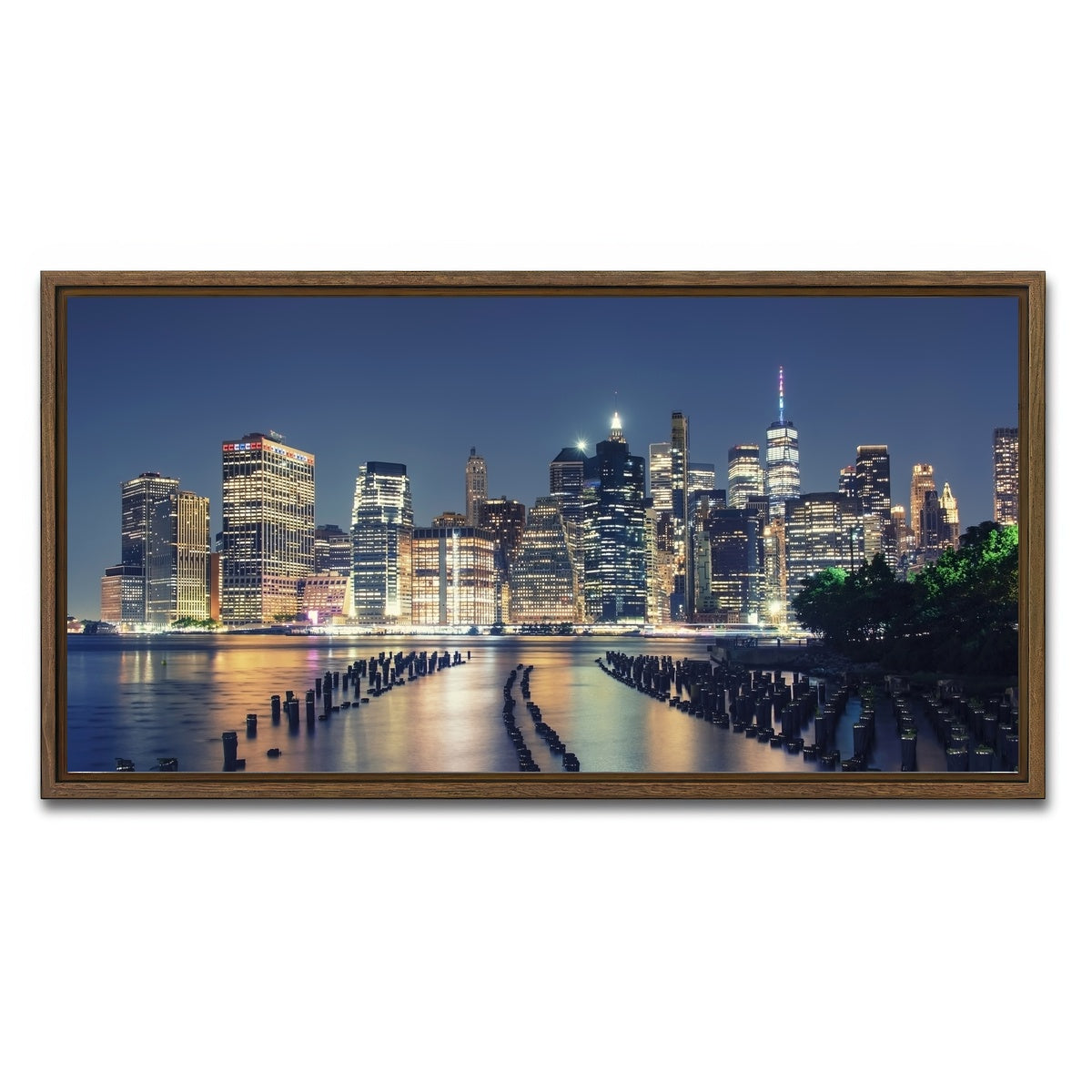 AUTO-MOCKUP WHITE | Pier One | 1 Piece | Walnut Framed Canvas | group=2x1